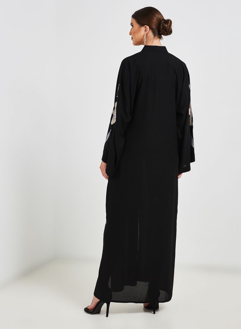 Floral Embroidered Abaya
