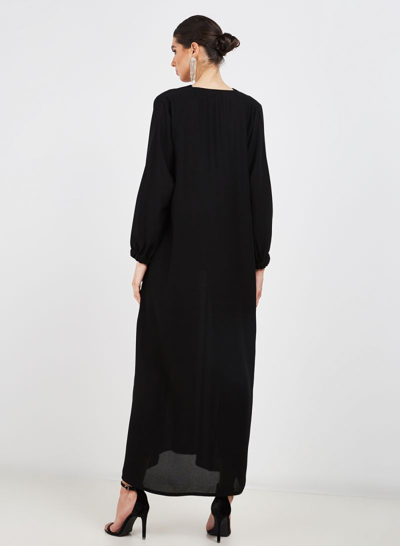 Hem Sleeves Abaya