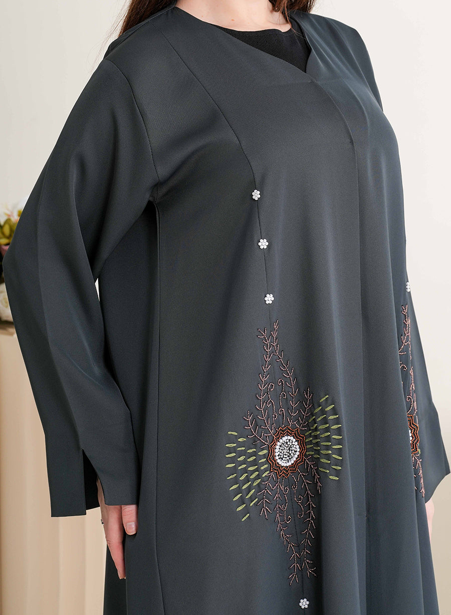 Women’s Stylish Abaya with Bead Detailing | Bsi4277