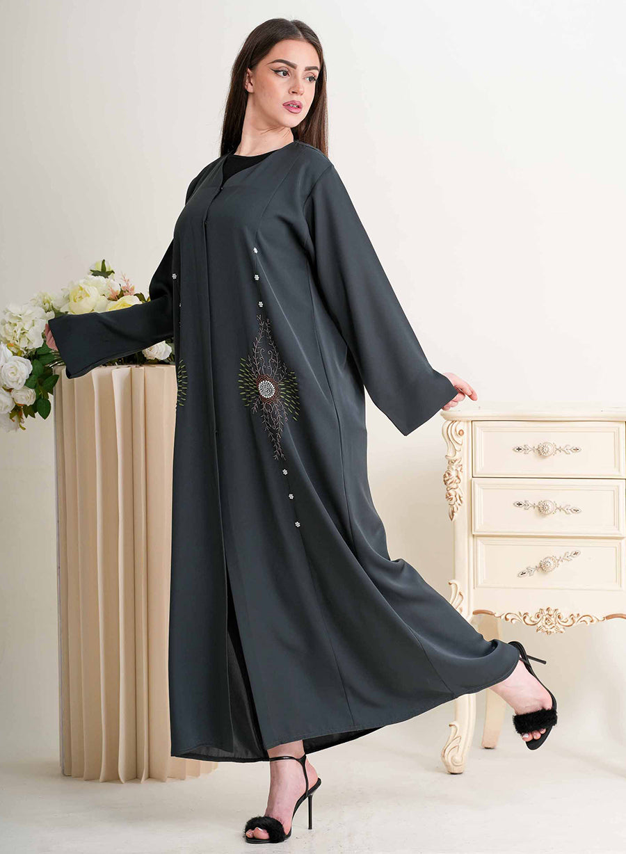 Women’s Stylish Abaya with Bead Detailing | Bsi4277