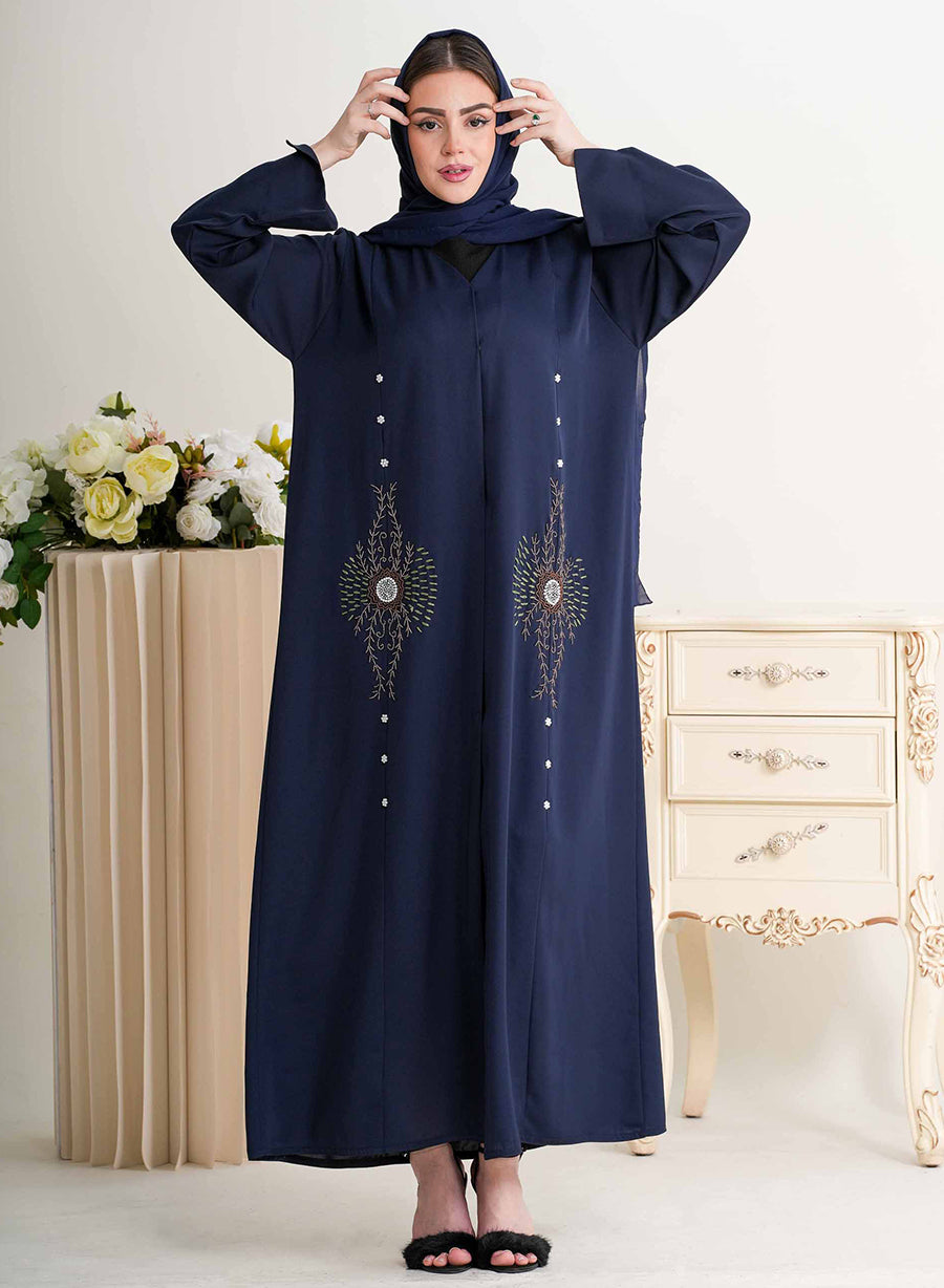 Women’s Stylish Abaya with Bead Detailing | Bsi4279