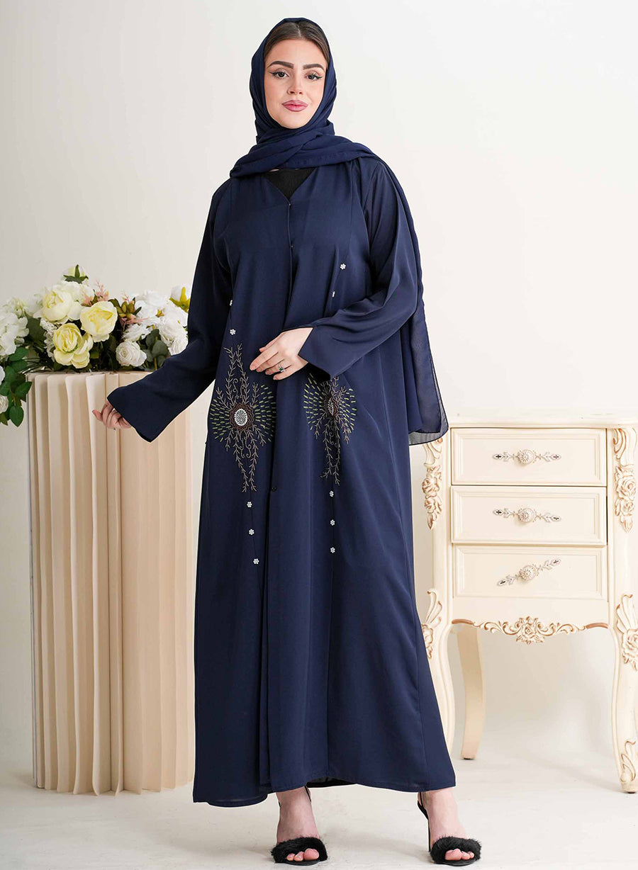 Women’s Stylish Abaya with Bead Detailing | Bsi4279